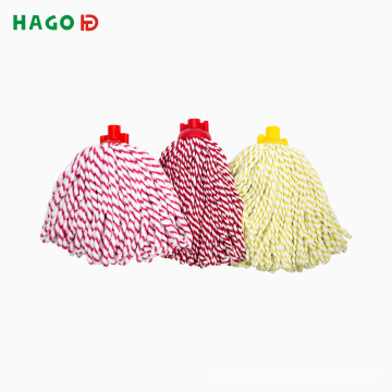 Mixed Color Microfiber Sewing Strip Mop Head Wholesaler